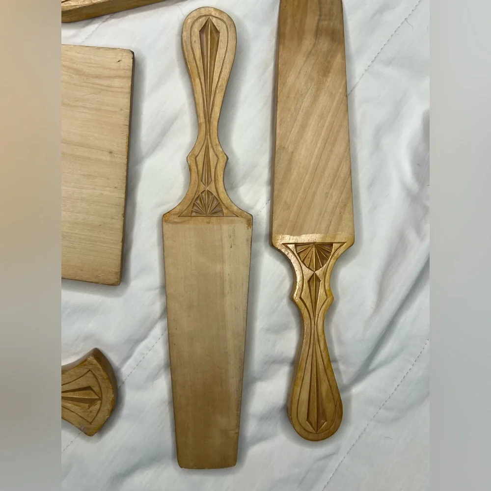 Handcrafted Wooden Wall Decor with Intricate Carvings